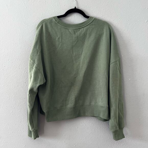 Mighty Fine Brooklyn New York Sweatshirt XL Sage Green NYC Graphic Crewneck - Picture 2 of 5